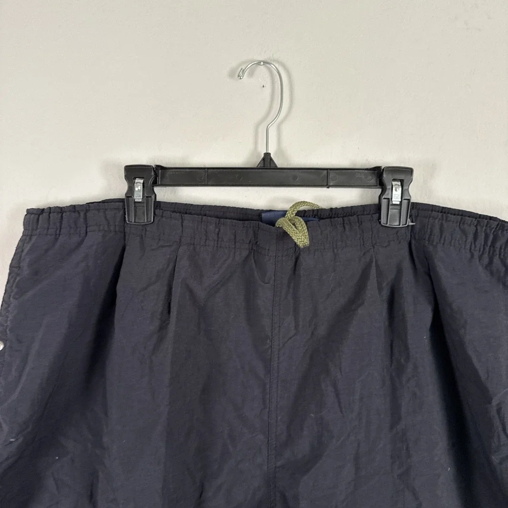 Big Dogs‎ Shorts Mens XL Blue Swim Trunks Drawstring Mesh Lined Stripe Logo